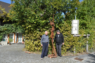 Jürg Bischofberger, Eisenplastik BAMU 2010, Basil Luginbühl