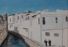 Damaskus, Syrien, 2008, Acryl 42 x 60 cm 